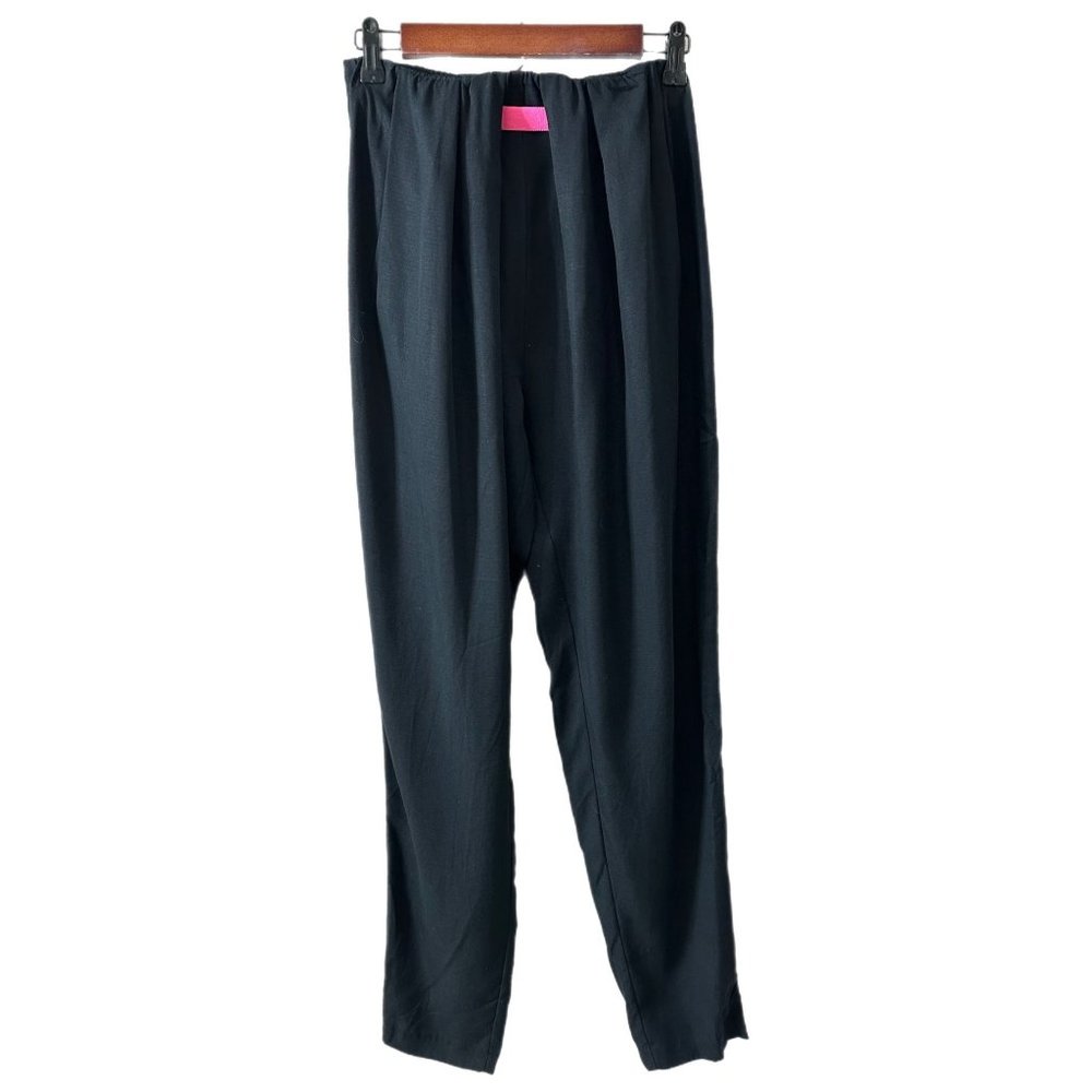 Camilla and Marc Women’s Size 4 Realm Trouser Pants Black Pink NWOT